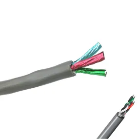 10' Belden 9730 3 Pair 24 Gauge Individually Shielded Paired Cable ~ 3pr 24AWG