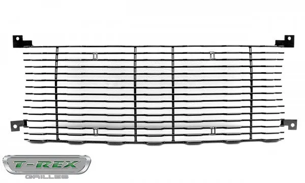 2018 Jeep Wrangler Billet Grille Insert - Aluminum Horizontal Bar (Black)