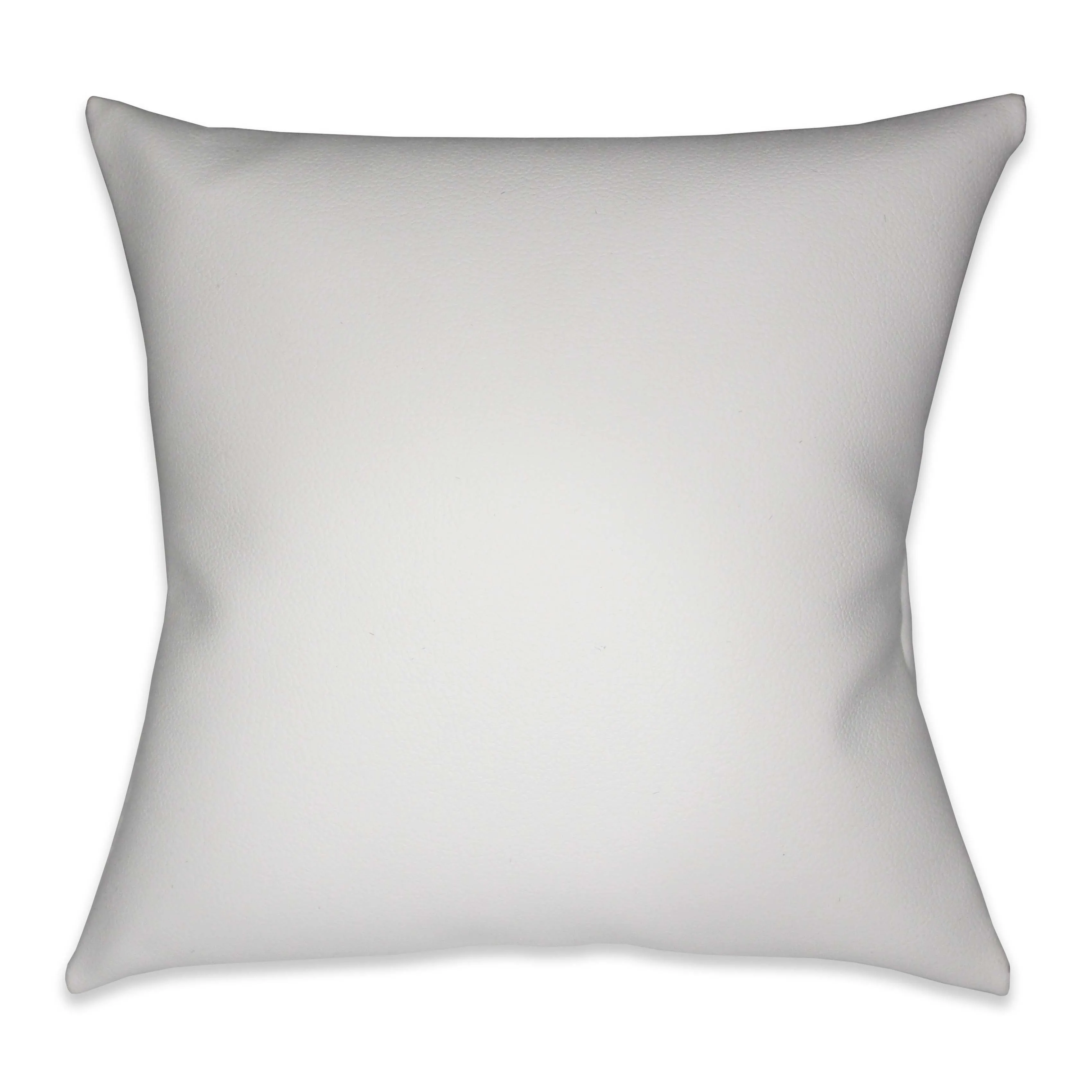 4" White Leatherette Pillow Displays