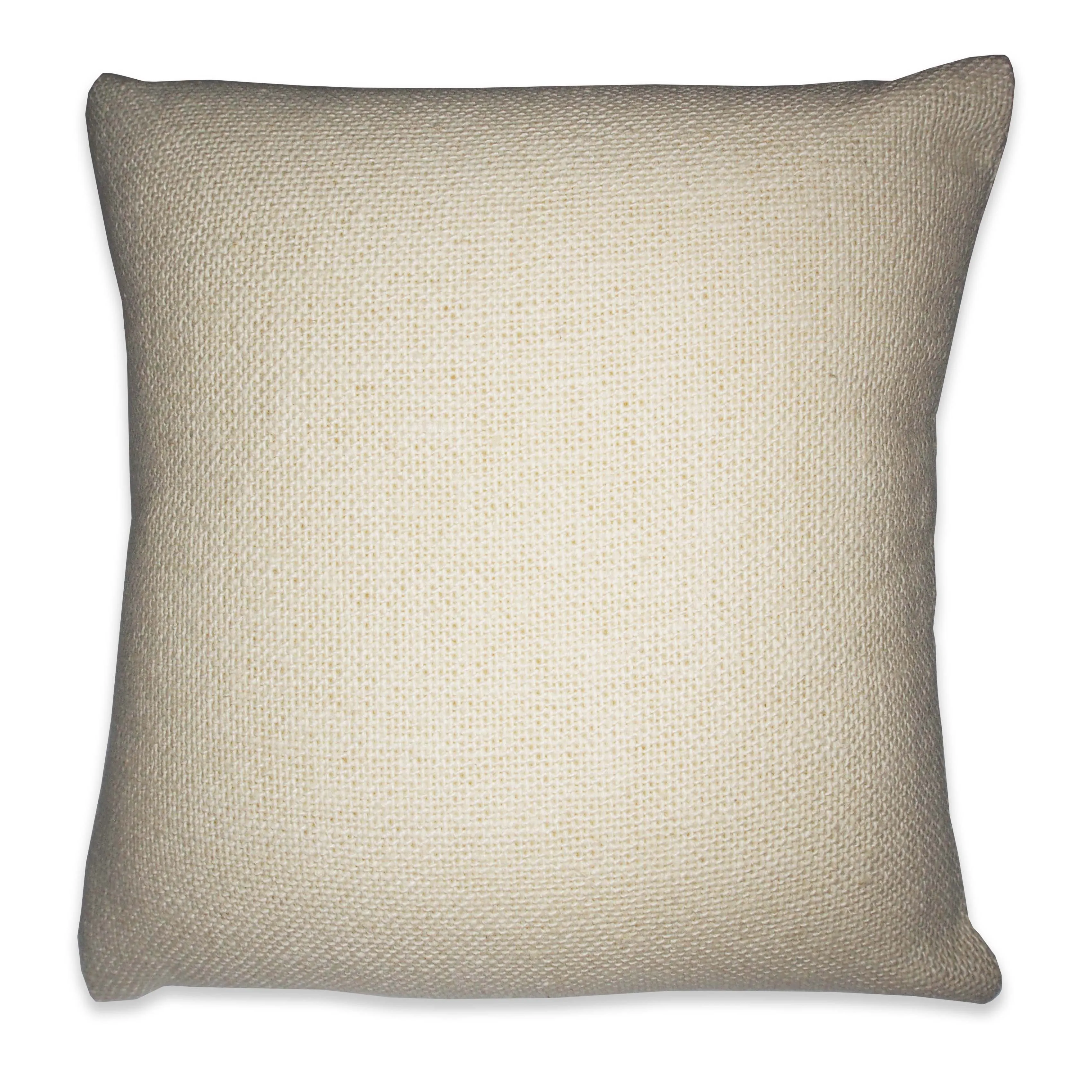 5" Beige Linen Pillow Displays