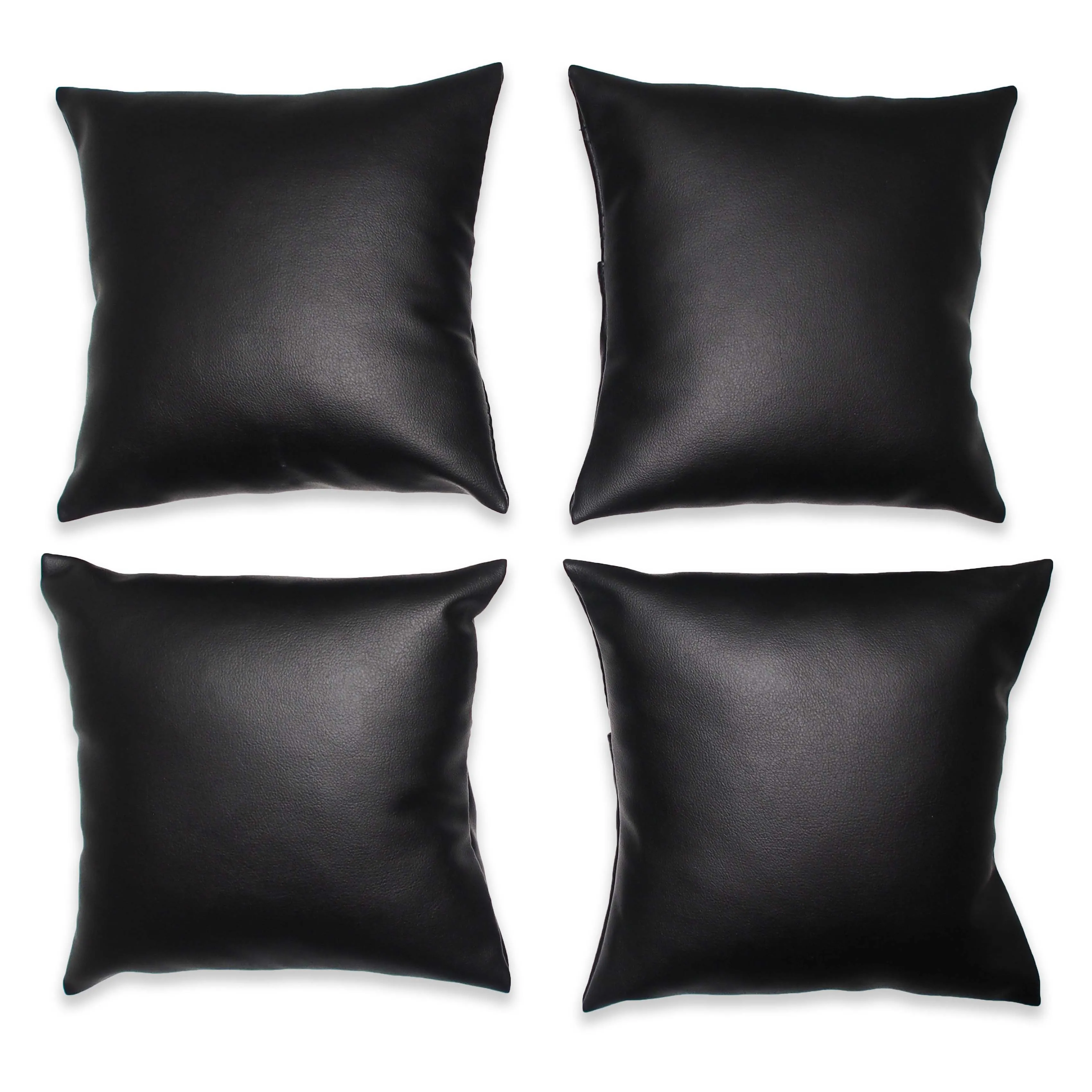 5" Black Leatherette Pillow Displays