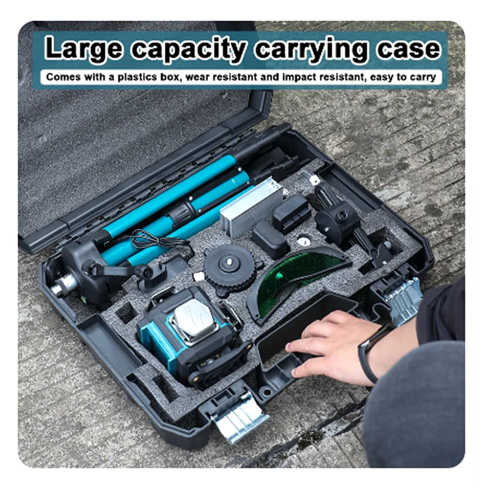 5V Lithium-Ion Rechargeable Green Multi-Line Laser