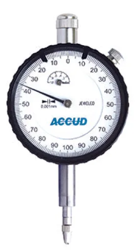 ACCUD DIAL INDICATOR 10MM 0.01MM GRAD. LUG BACK AC222-010-11