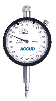 ACCUD DIAL INDICATOR 10MM 0.01MM GRAD. LUG BACK AC222-010-11
