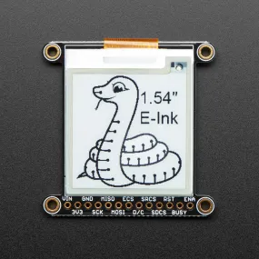 Adafruit 1.54" Monochrome eInk / ePaper Display with SRAM - 200x200 Monochrome