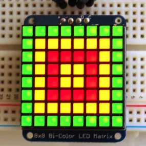 Adafruit Bicolour LED Square Pixel Matrix with I2C Backpack
