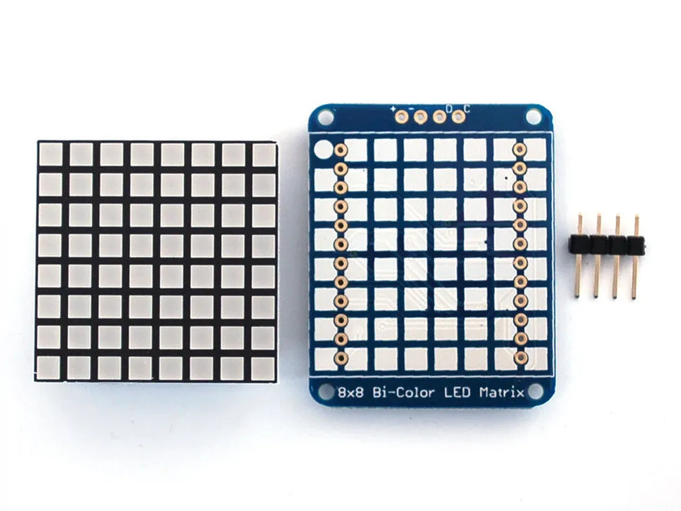 Adafruit Bicolour LED Square Pixel Matrix with I2C Backpack