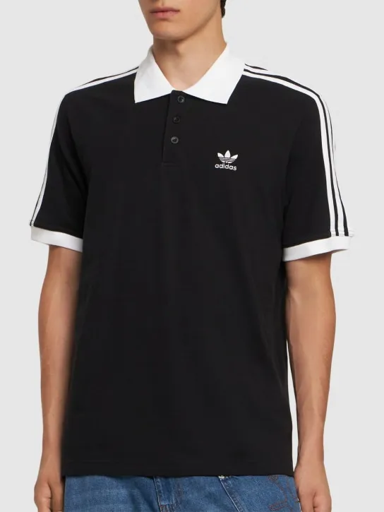 adidas Originals   3-Stripe cotton polo 