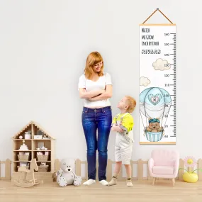 Air Balloon theme Kids Growth scale