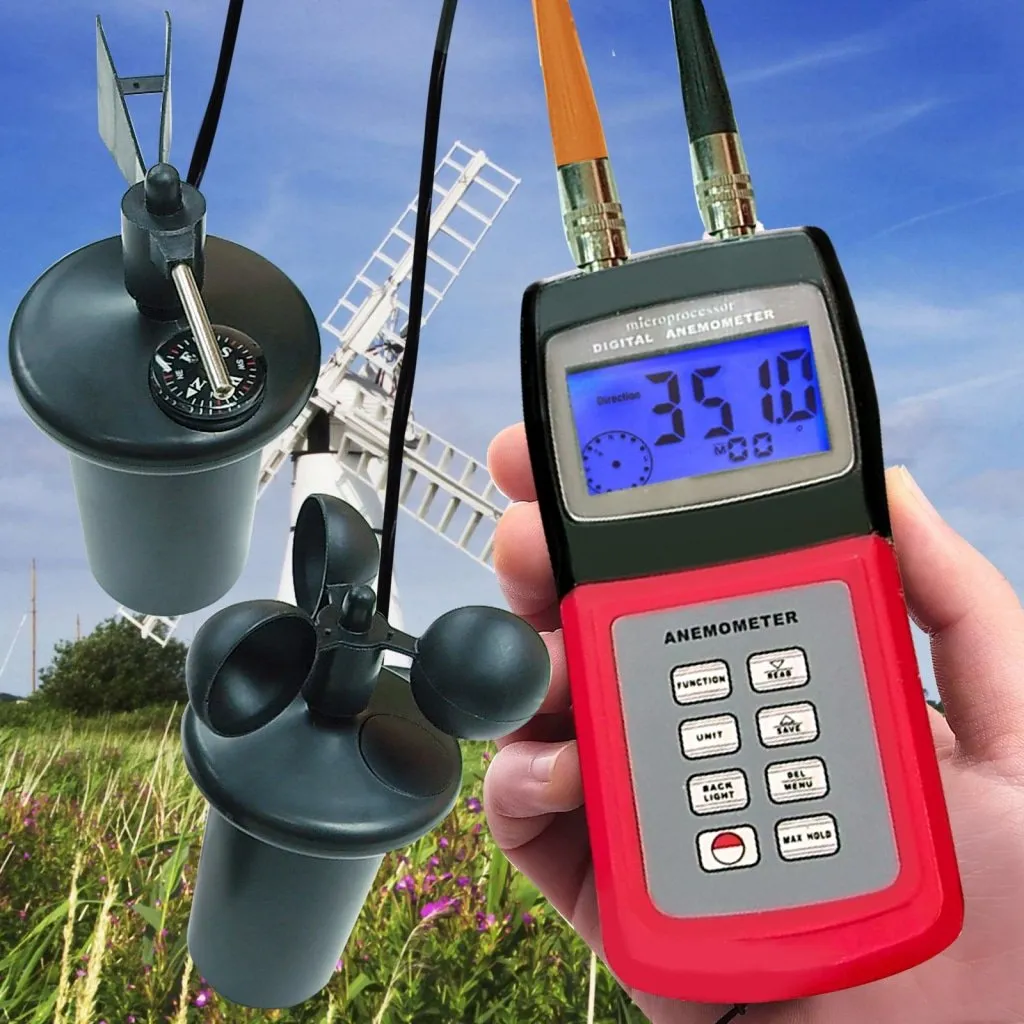 AM-4836C Multi-function Thermo Anemometer CUP speed air Weather