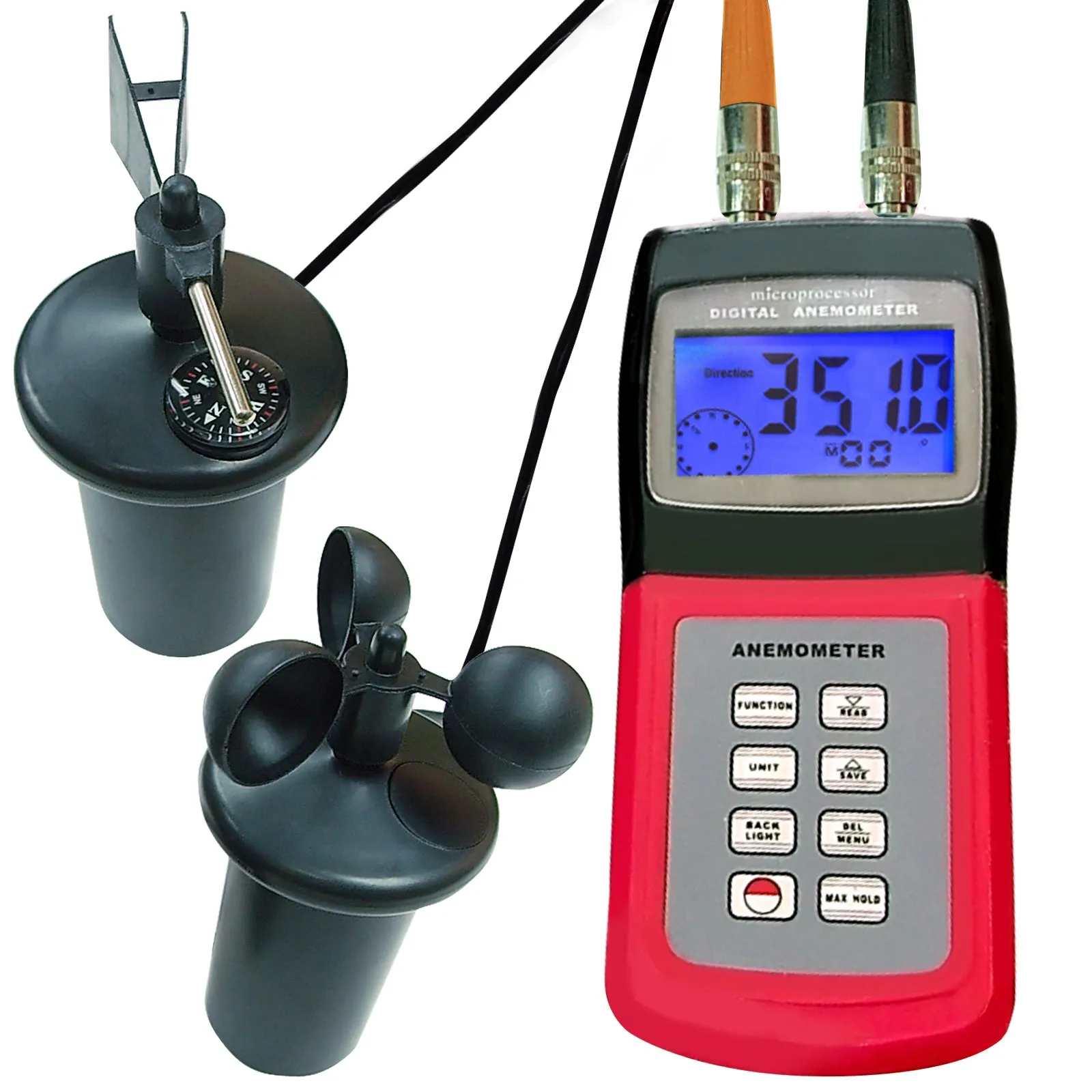 AM-4836C Multi-function Thermo Anemometer CUP speed air Weather