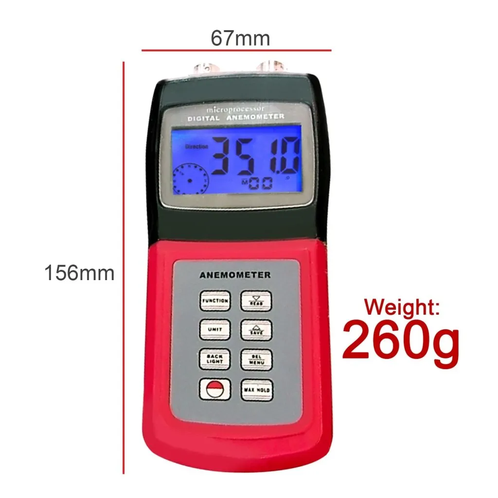 AM-4836C Multi-function Thermo Anemometer CUP speed air Weather