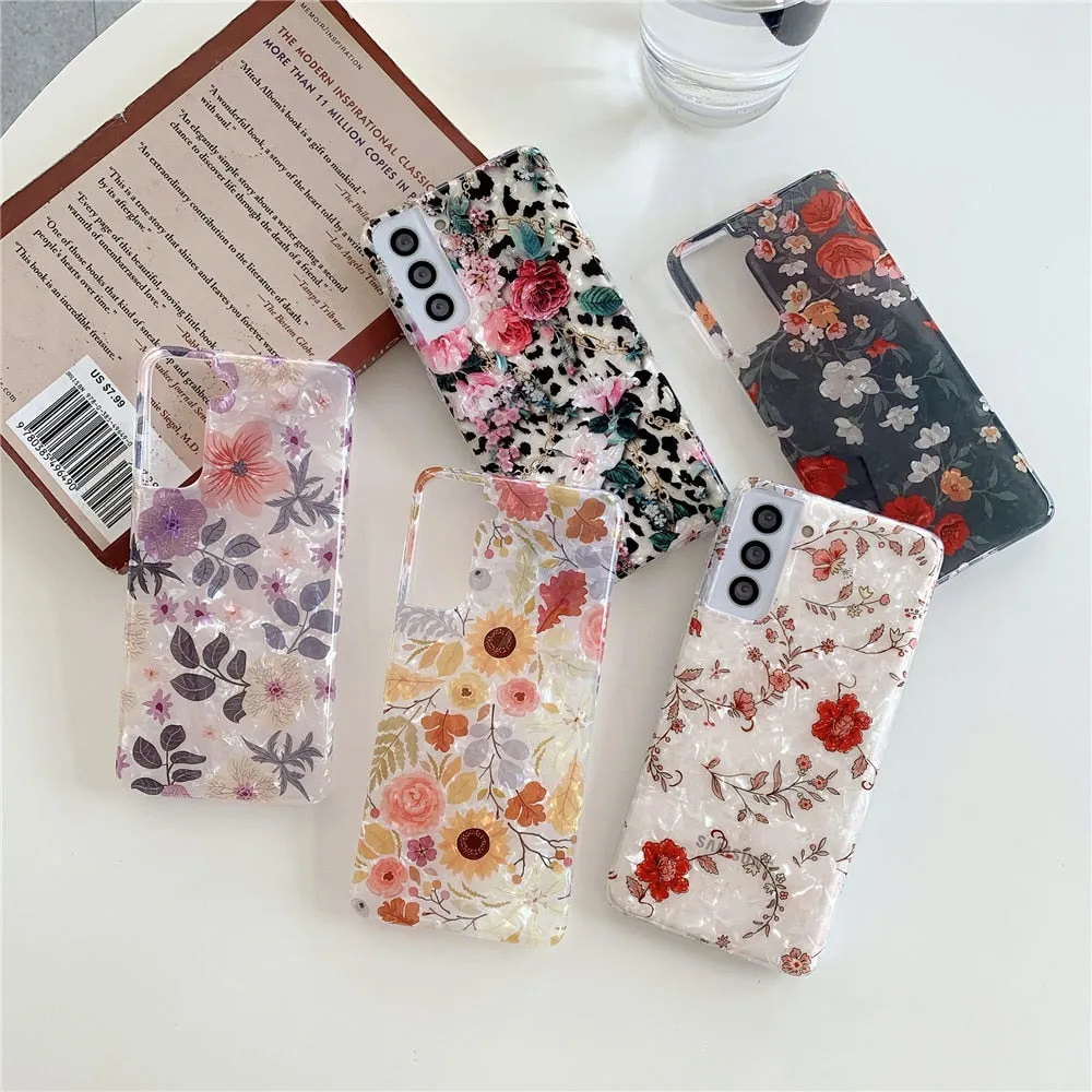 Anymob Samsung Multicolored Scales Silicone Dream Shell Pattern Case Shockproof Back Cover