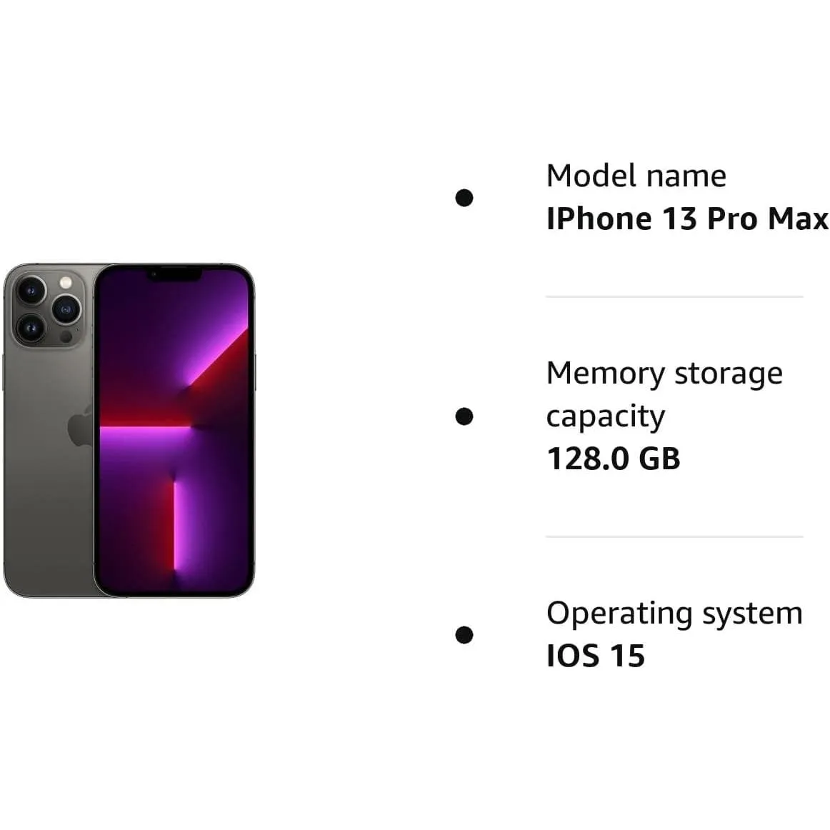 Apple iPhone 13 Pro Max 128GB - Graphite