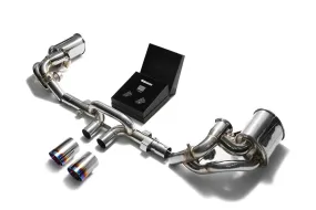 ARMYTRIX Stainless Steel Valvetronic Exhaust System Dual Blue Coated Tips Porsche 991 GT3 | GT3 RS 2014-2019