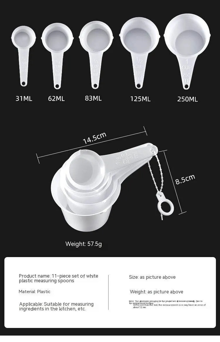 Baking Tool Plastic Plastic Measuring Spoon Measuring Cup Set