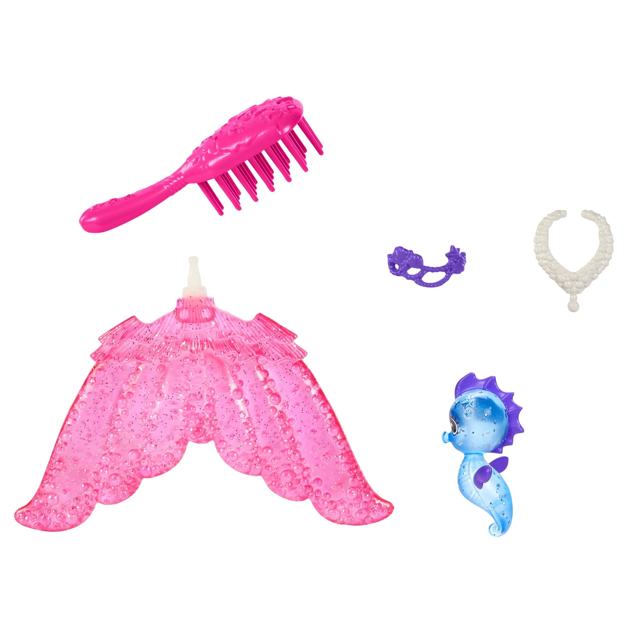 Barbie Mermaid Malibu Doll with Seahorse Pet and Accessories for Kids Ages 3 