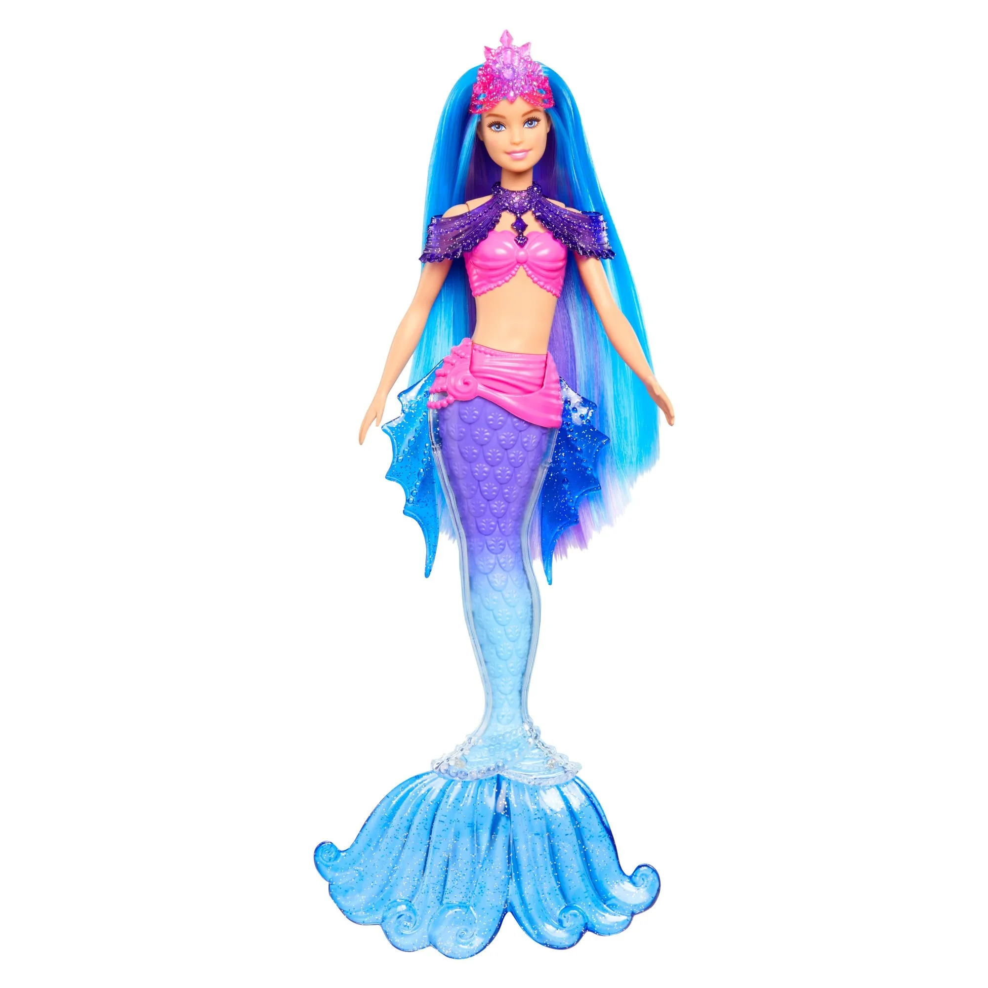 Barbie Mermaid Malibu Doll with Seahorse Pet and Accessories for Kids Ages 3 