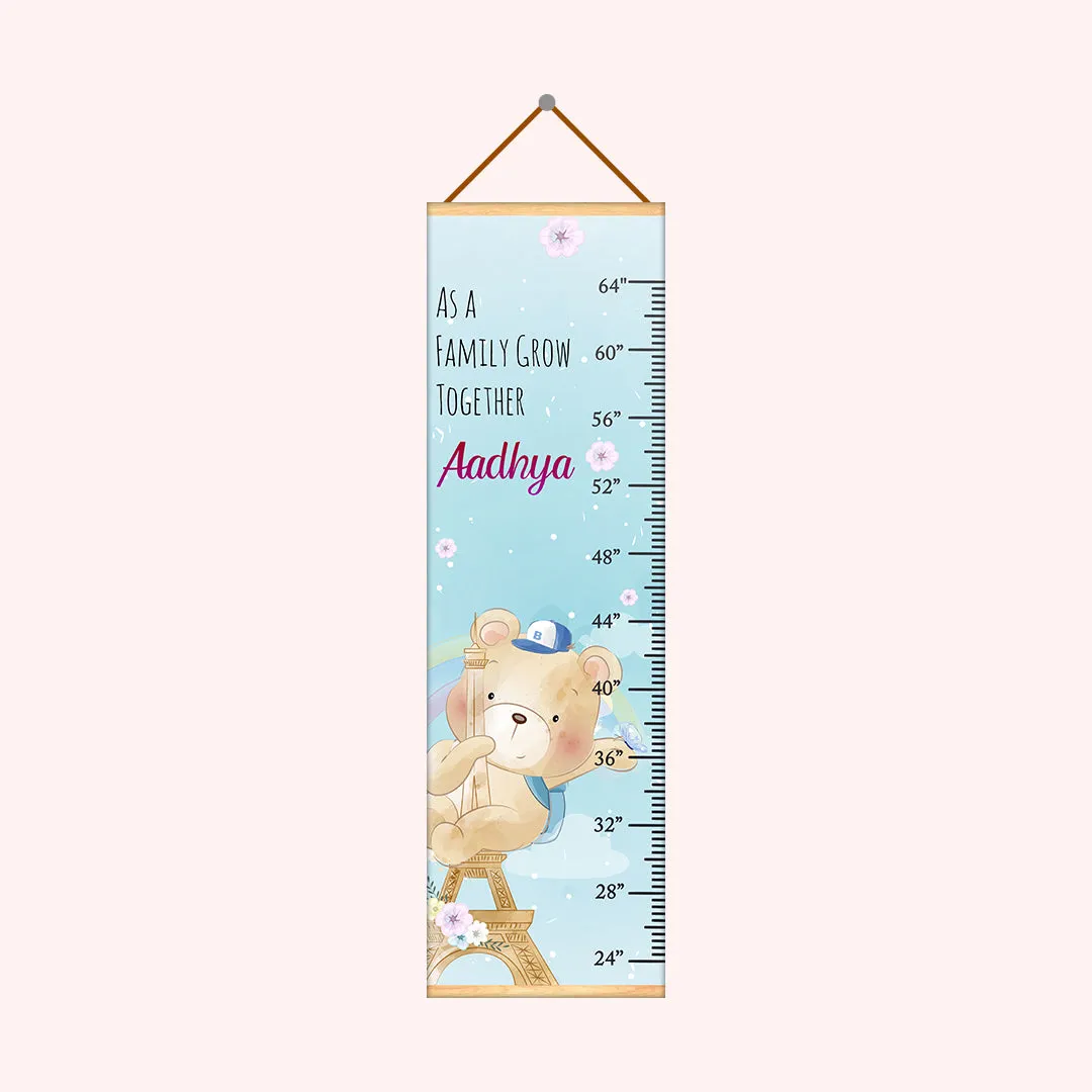 Bear theme Kids Growth scale