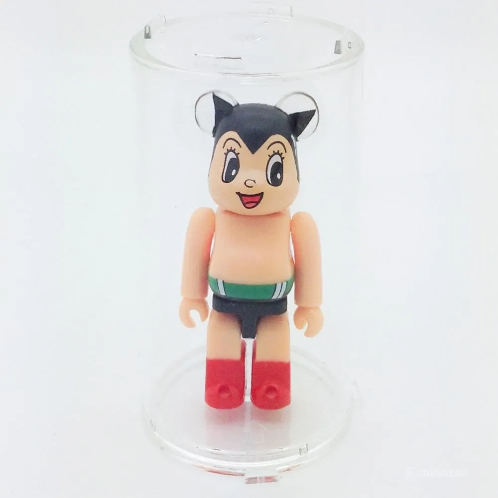 Bearbrick Clear Round Display Case for 100% size Bearbrick - 4 Pack