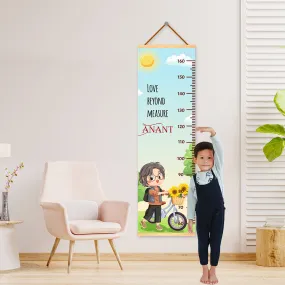 Bicycle theme Kids Growth scale