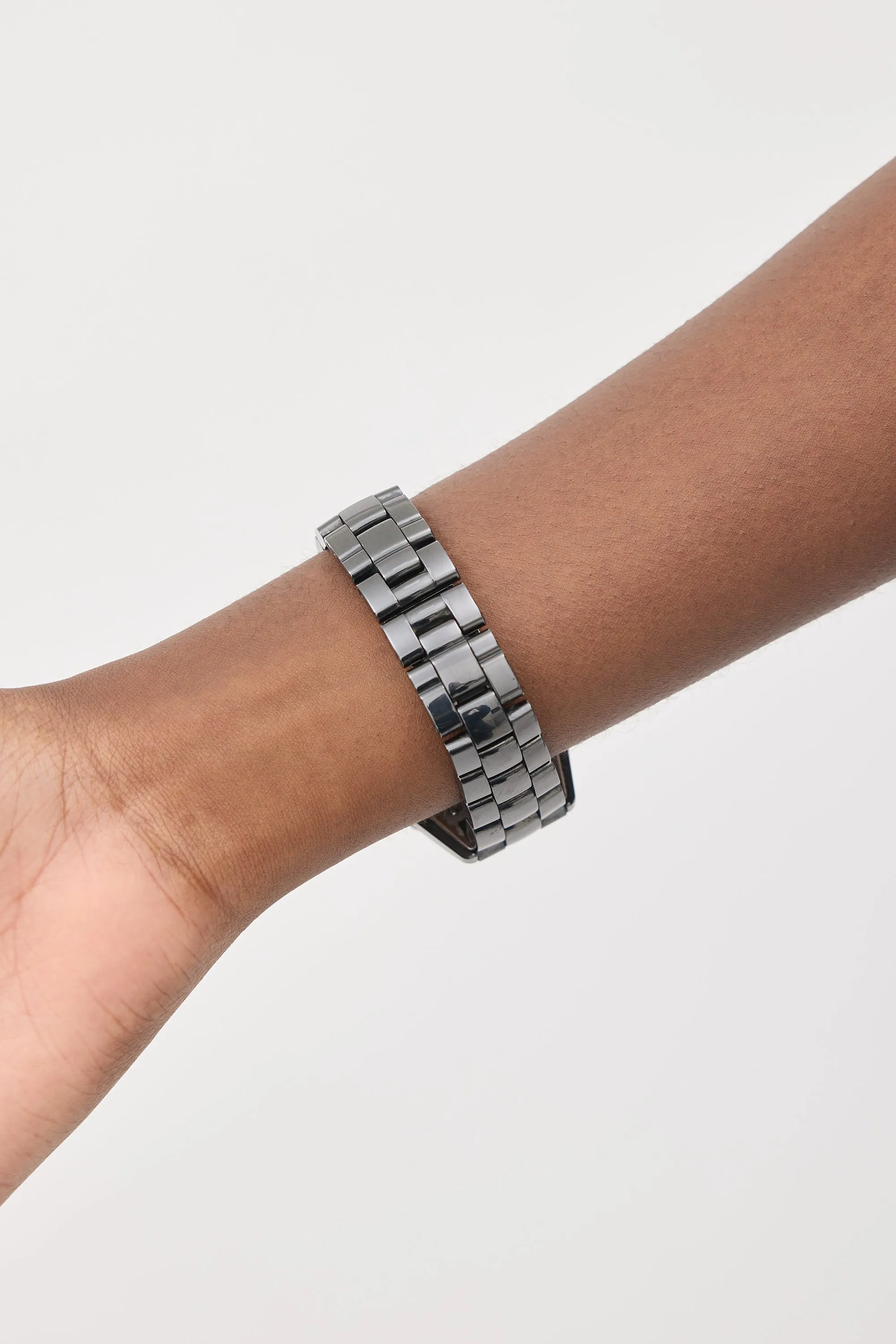 Black Steel & Diamond J12 38mm Watch
