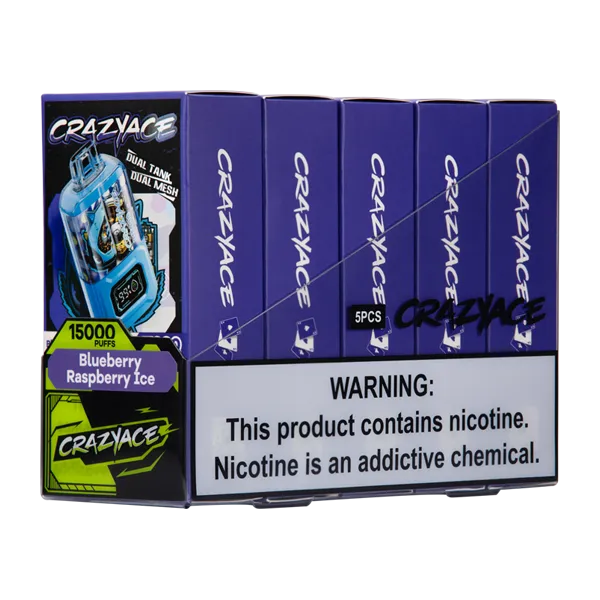 Blueberry Raspberry Ice Crazy Ace B15000