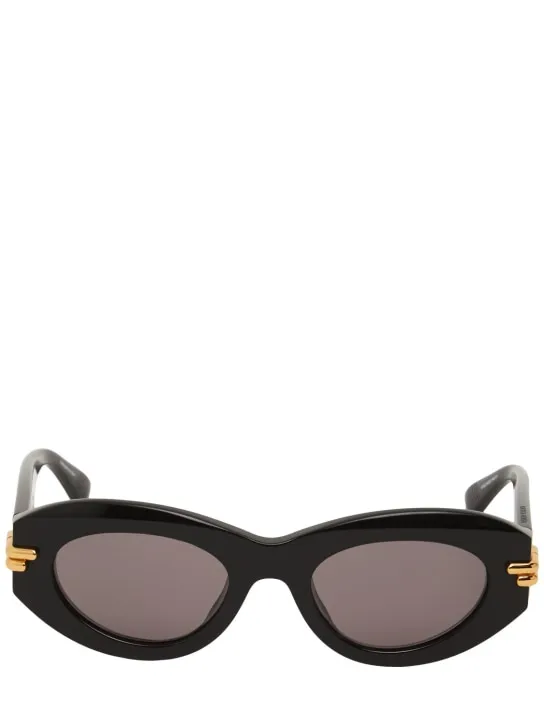 Bottega Veneta   BV1322S Mitre acetate oval sunglasses 