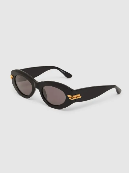 Bottega Veneta   BV1322S Mitre acetate oval sunglasses 