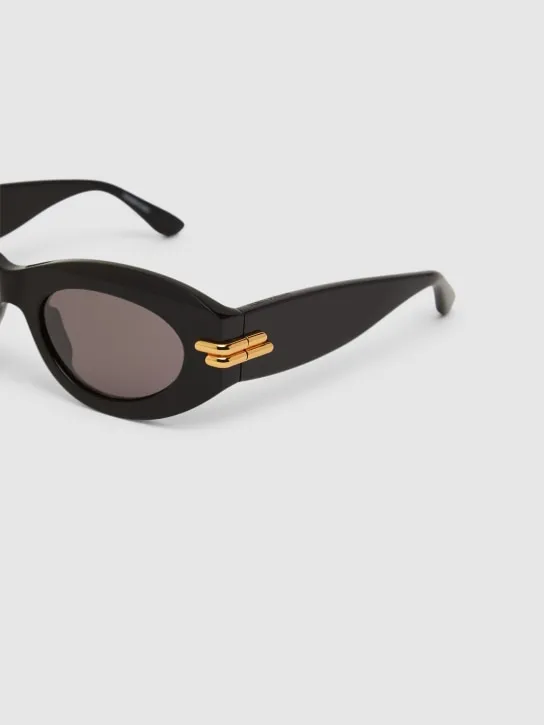 Bottega Veneta   BV1322S Mitre acetate oval sunglasses 