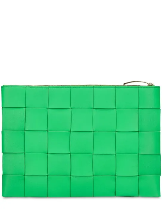 Bottega Veneta   Medium Intreccio nappa leather pouch 