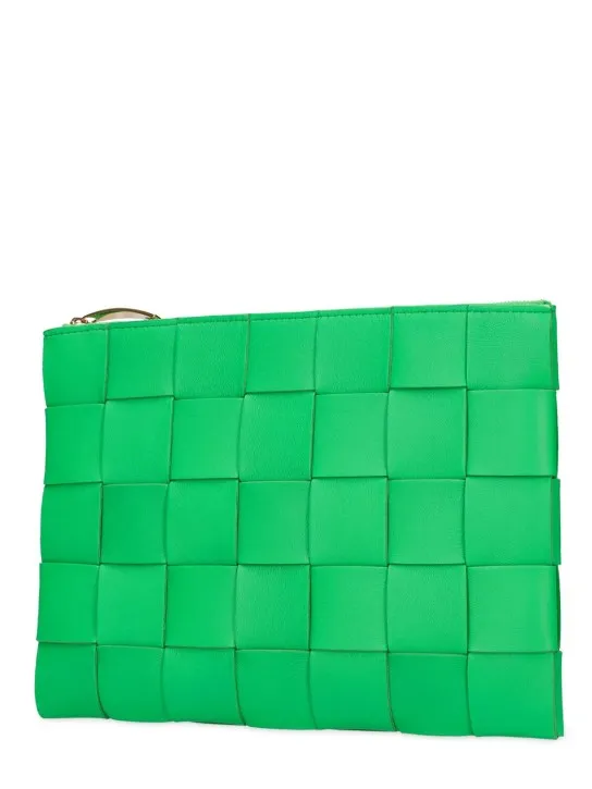 Bottega Veneta   Medium Intreccio nappa leather pouch 