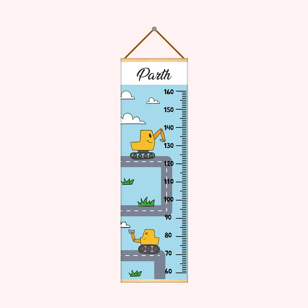 Bulldozer theme Kids Growth scale
