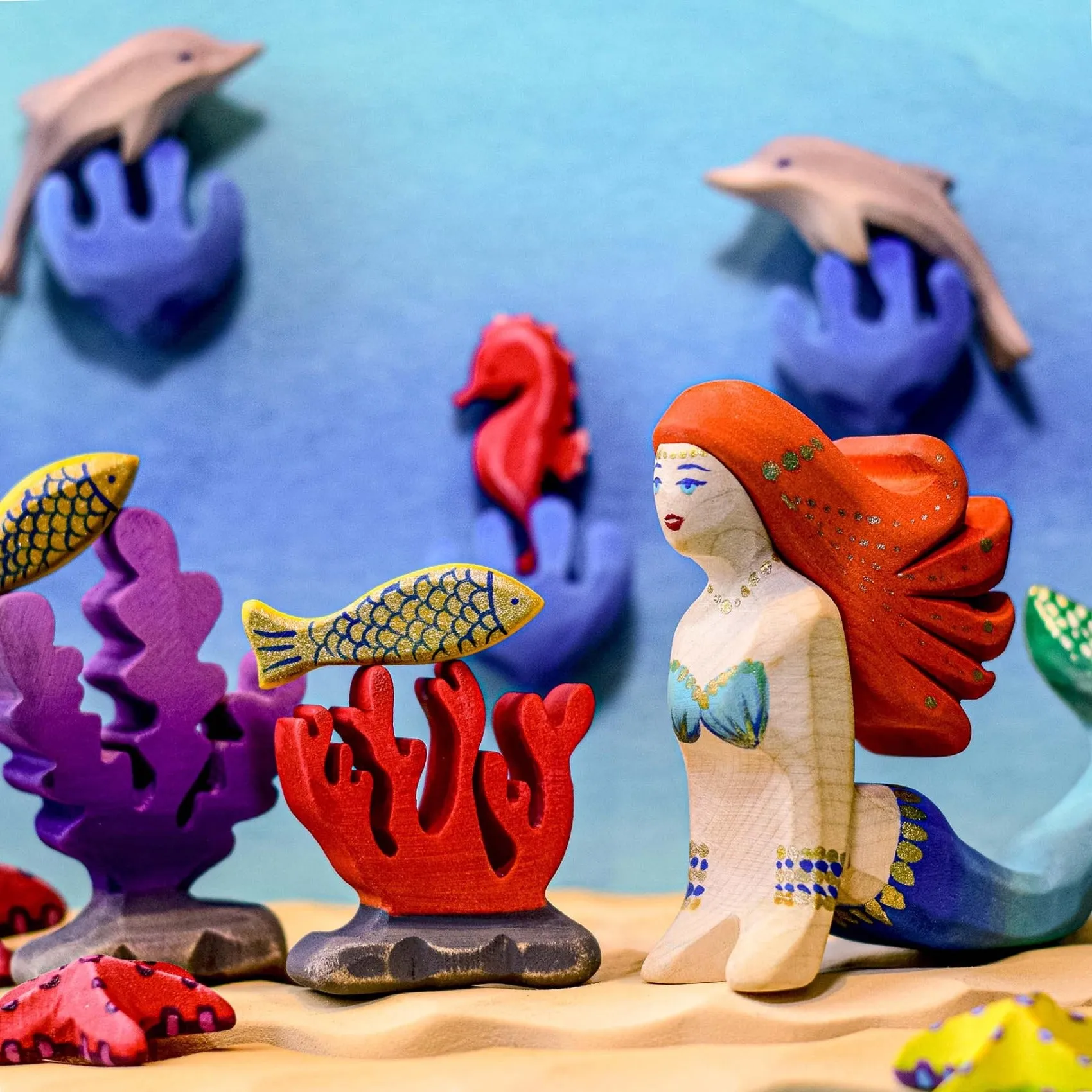 Bumbu Wooden Mermaid