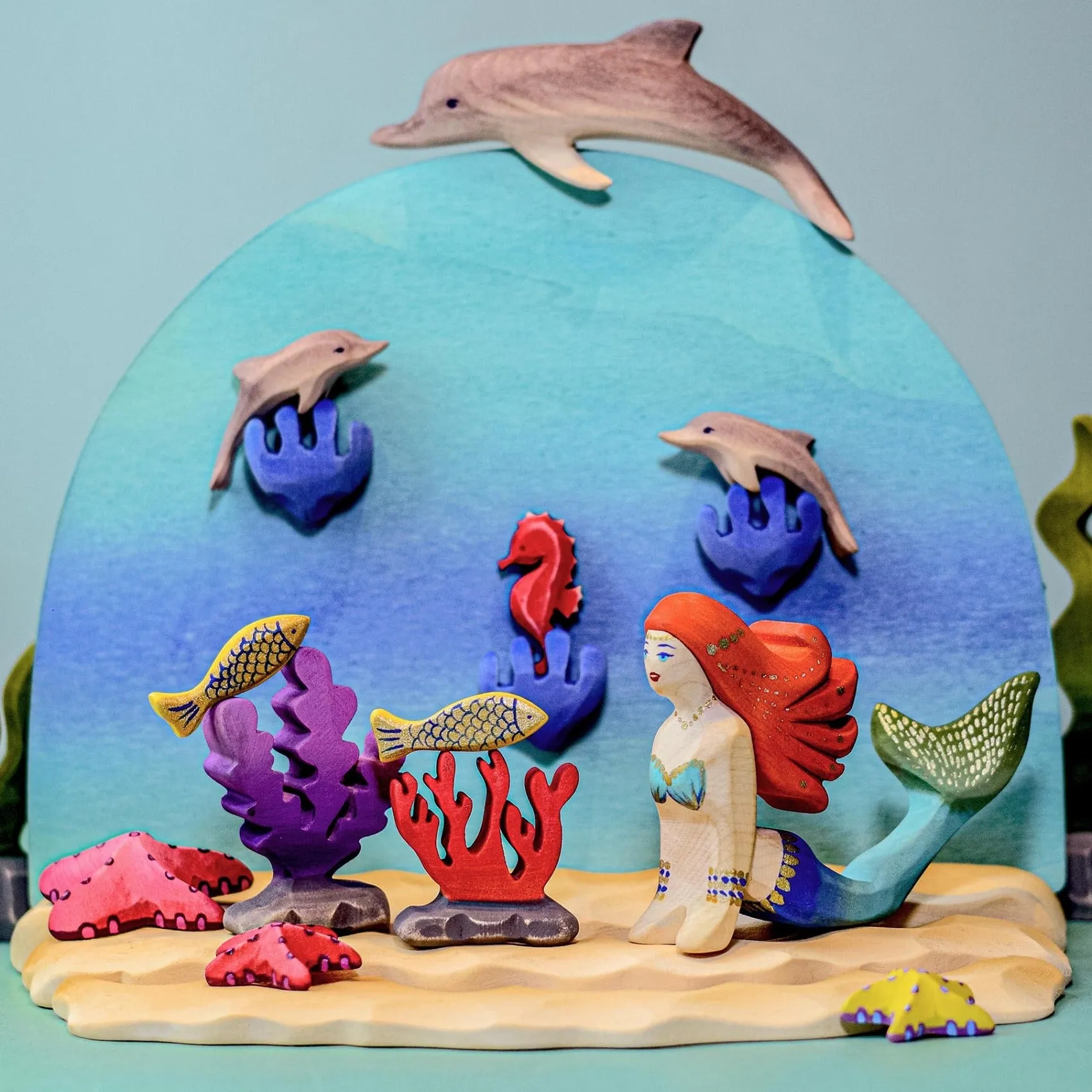 Bumbu Wooden Mermaid