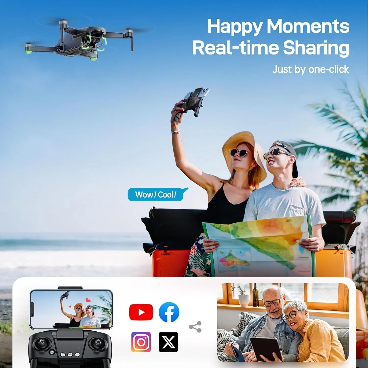 Bwine F7MINI Drone with Camera (Refurbished)