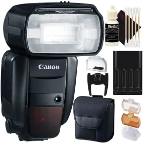 Canon 600EX Speedlite Flash Black 5739B002 with Canon Original Case   Bundle