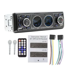 Car Radio 12V Mp3 Player Dashboard Bluetooth Hands-free Kit