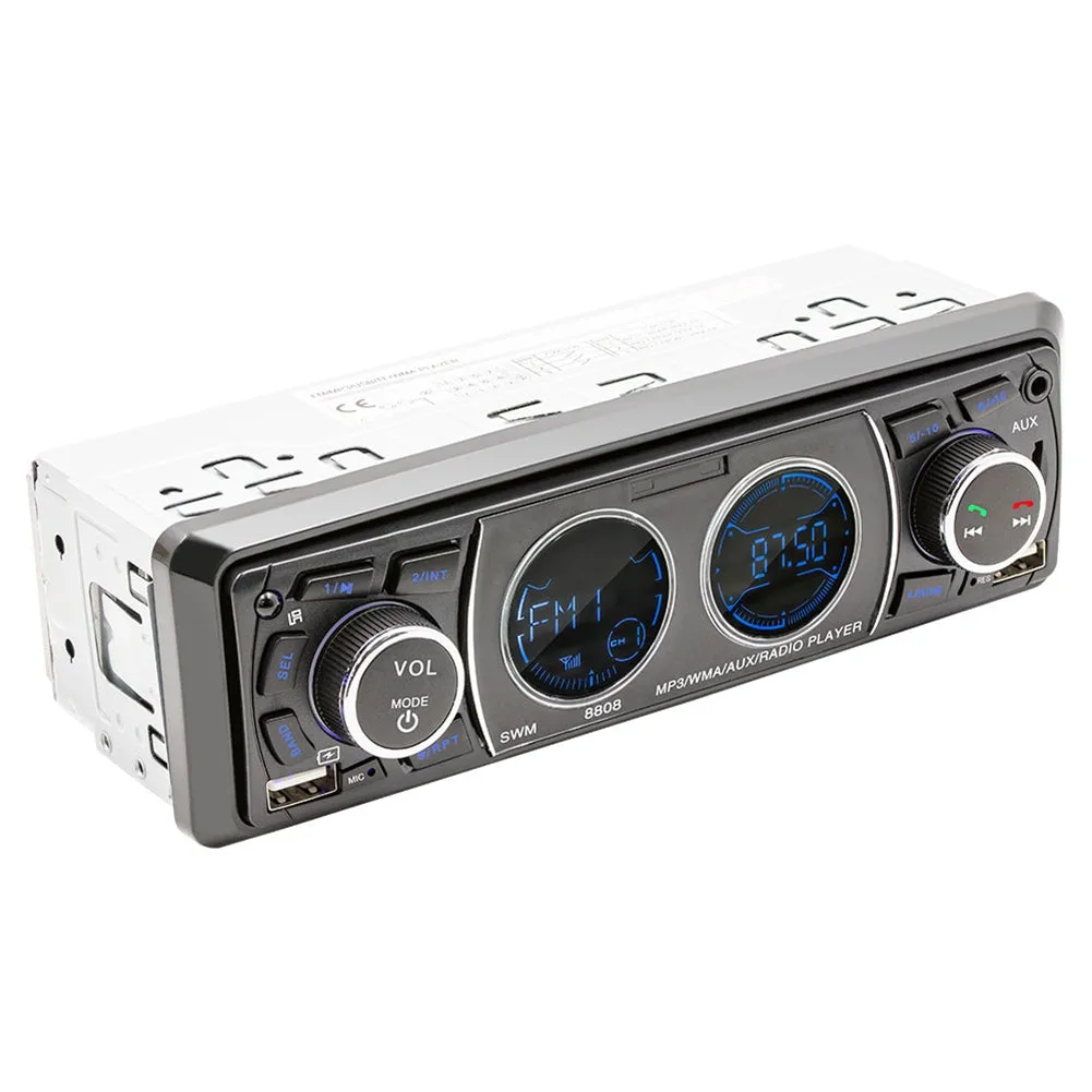 Car Radio 12V Mp3 Player Dashboard Bluetooth Hands-free Kit
