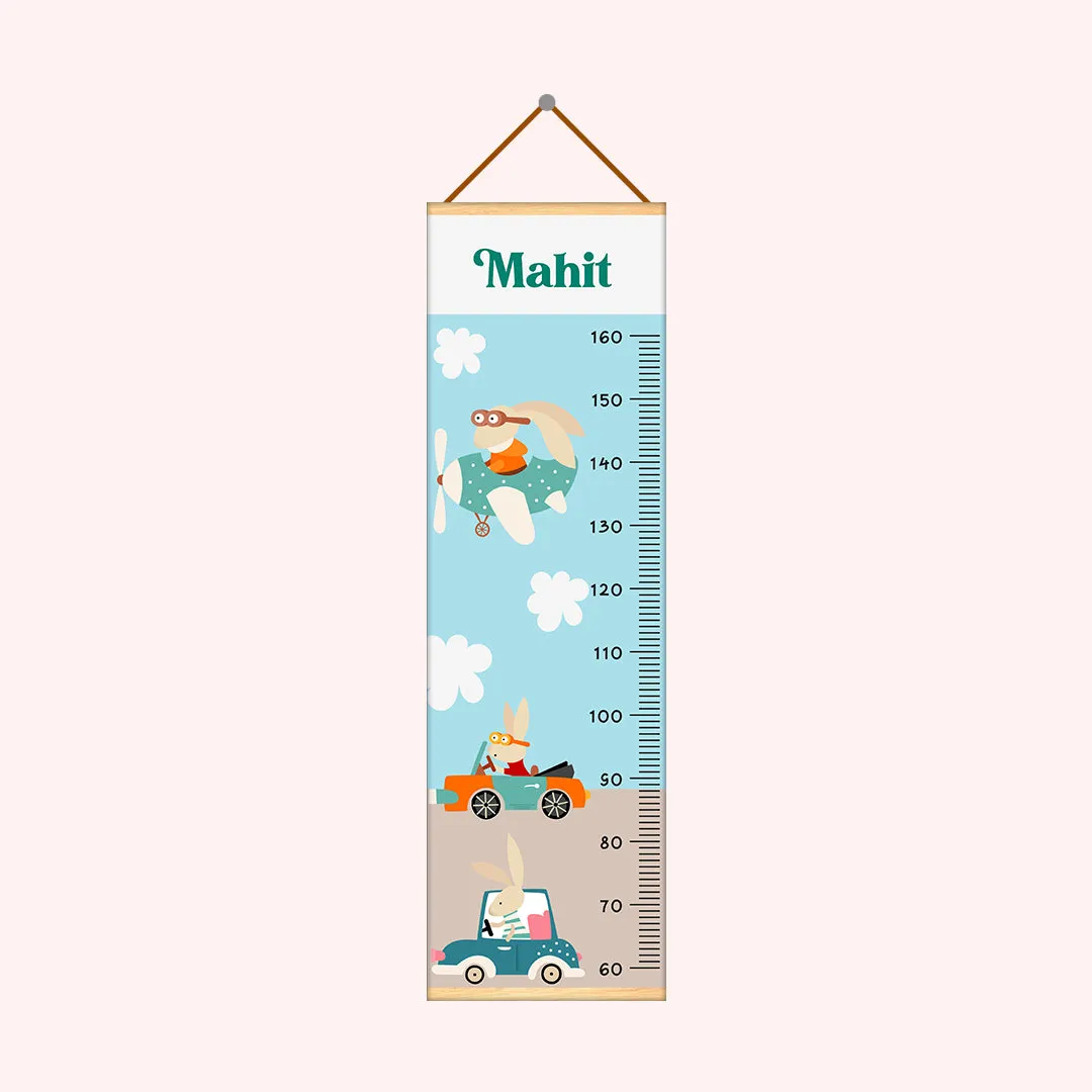 Cars theme Kids Growth scale