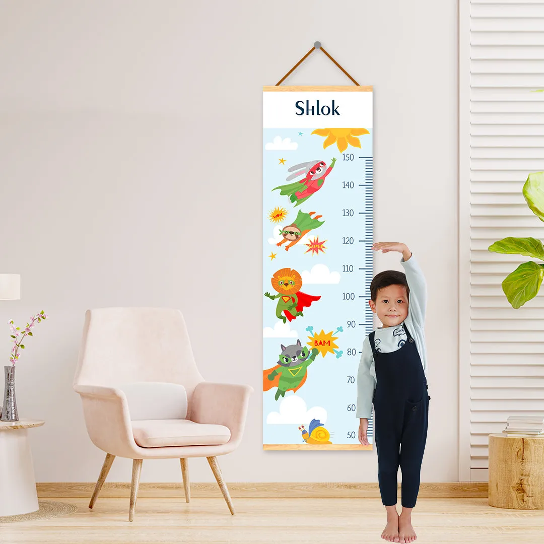 Cartoon theme Kids Growth scale