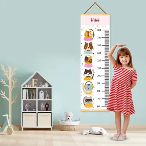 Cat theme Kids Growth scale