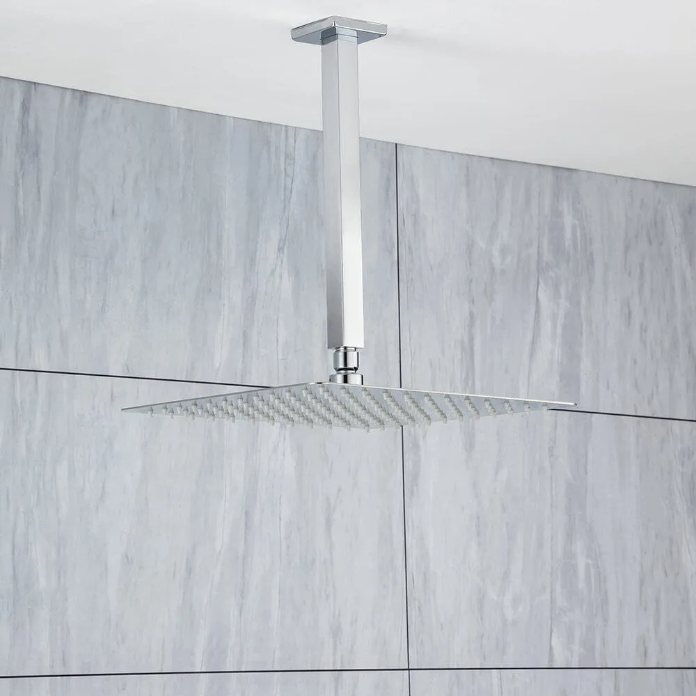 Ceiling Mount Shower 2 Spray Patterns with 2.5 GPM 12 in. Rain Shower Head Systems