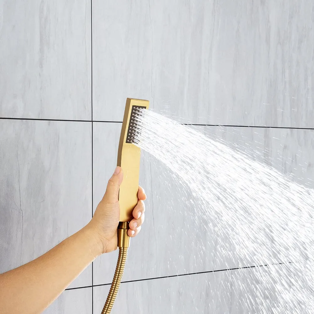 Ceiling Mount Shower 2 Spray Patterns with 2.5 GPM 12 in. Rain Shower Head Systems