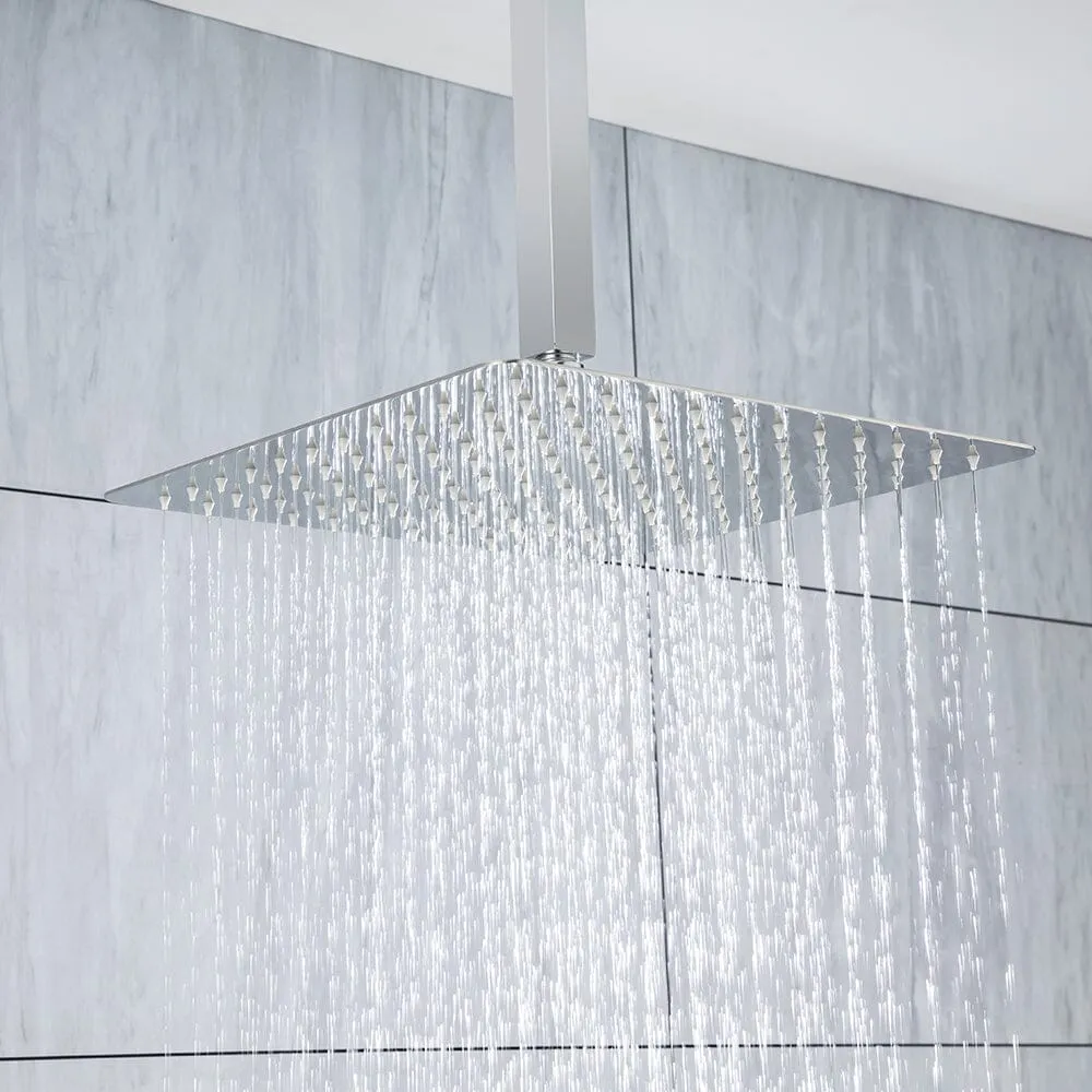 Ceiling Mount Shower 2 Spray Patterns with 2.5 GPM 12 in. Rain Shower Head Systems