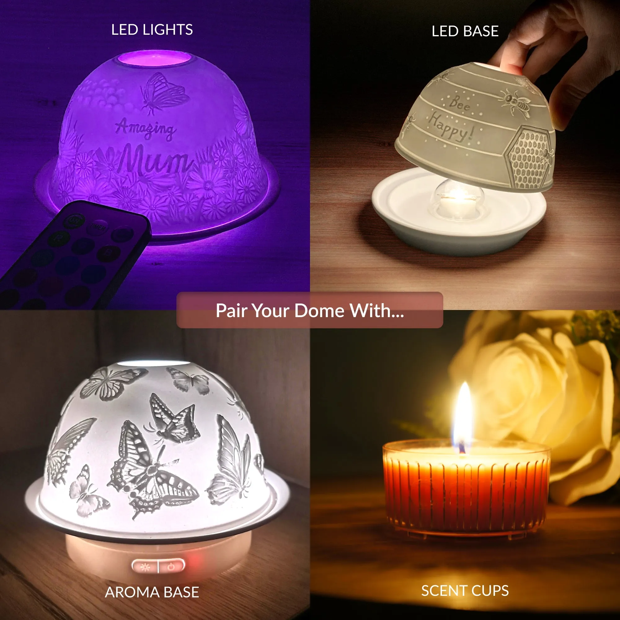 Cello Tealight Dome - Amazing Mam