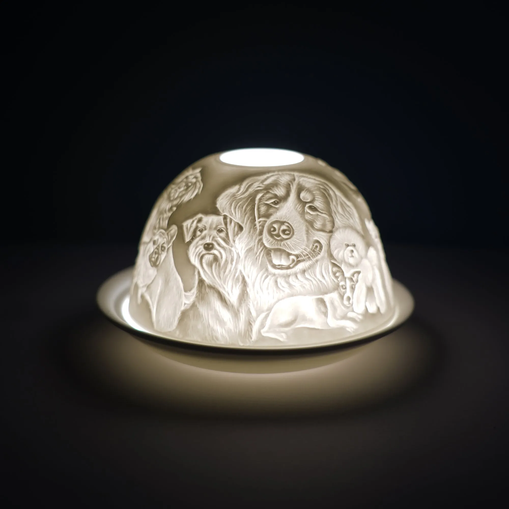 Cello Tealight Dome - Dog