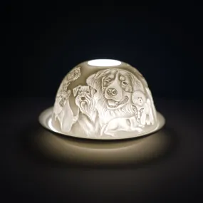 Cello Tealight Dome - Dog