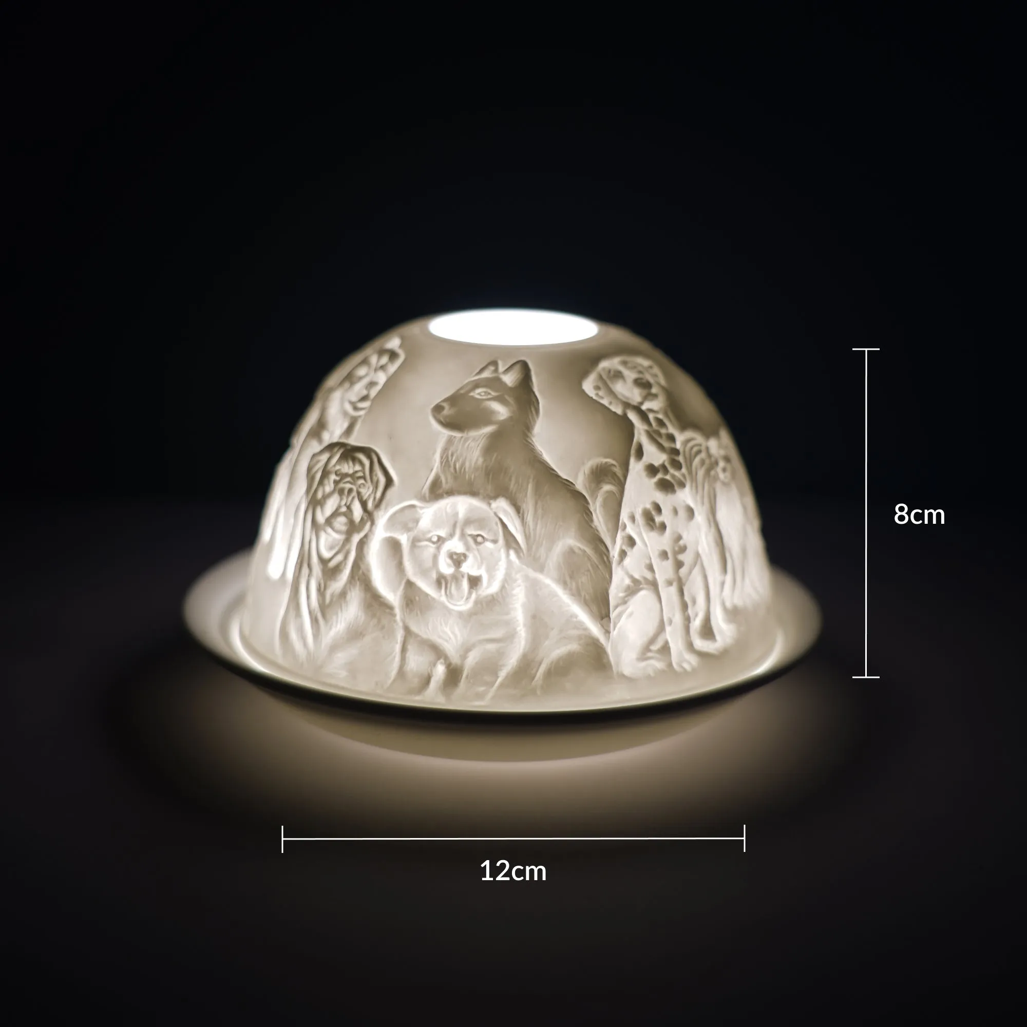 Cello Tealight Dome - Dog
