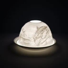 Cello Tealight Dome - Dolphin